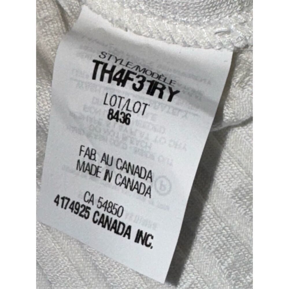 The Range Women's Off Shoulder Ribbed Blouse White‎ Long Sleeve Size L - Picture 6 of 6